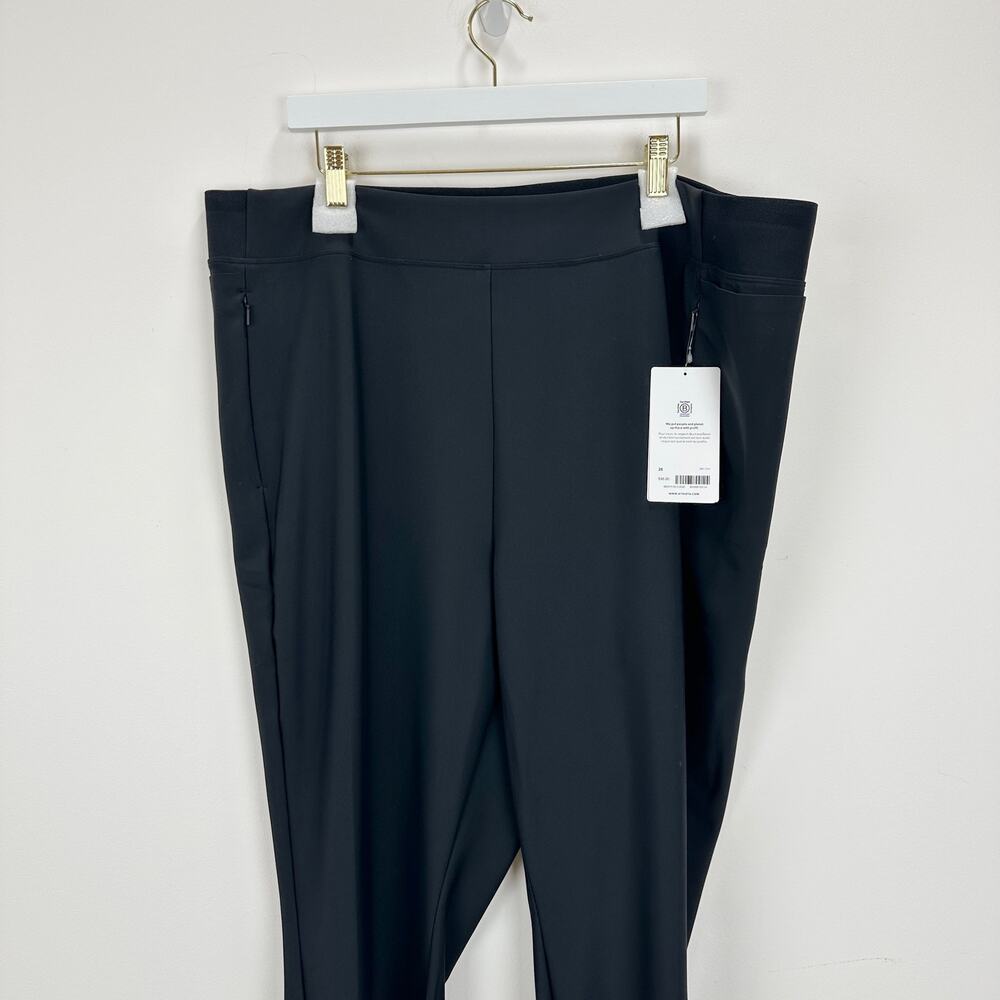 Athleta Stellar Tight Pant Pocket Plus Size Black Plus Size Athleisure US 26 NWT - Picture 5 of 16